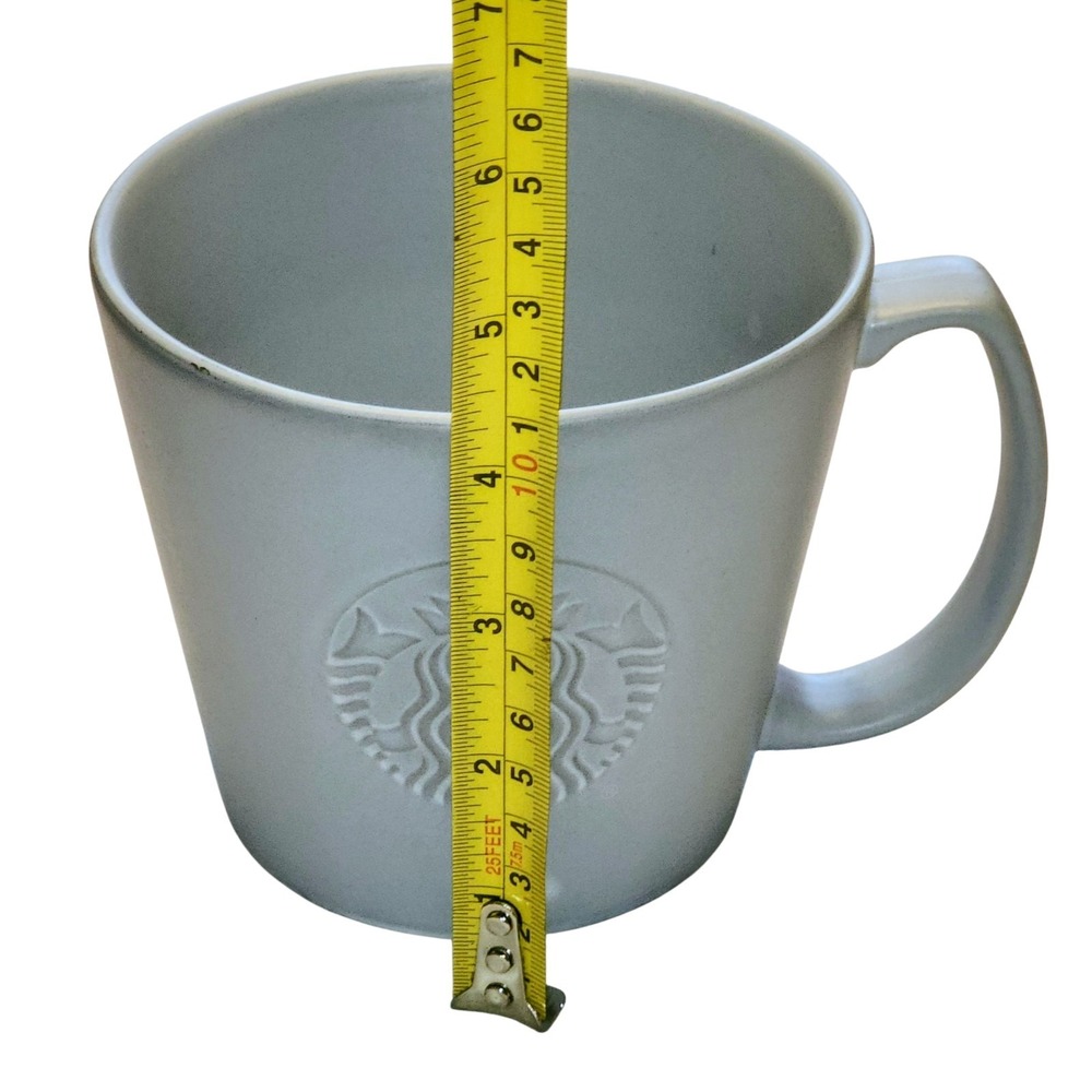 🔥Starbucks 2019 Matte Grey Siren 20oz Anniversary Coffee Mug Cup Ceramic Venti - Picture 5 of 8